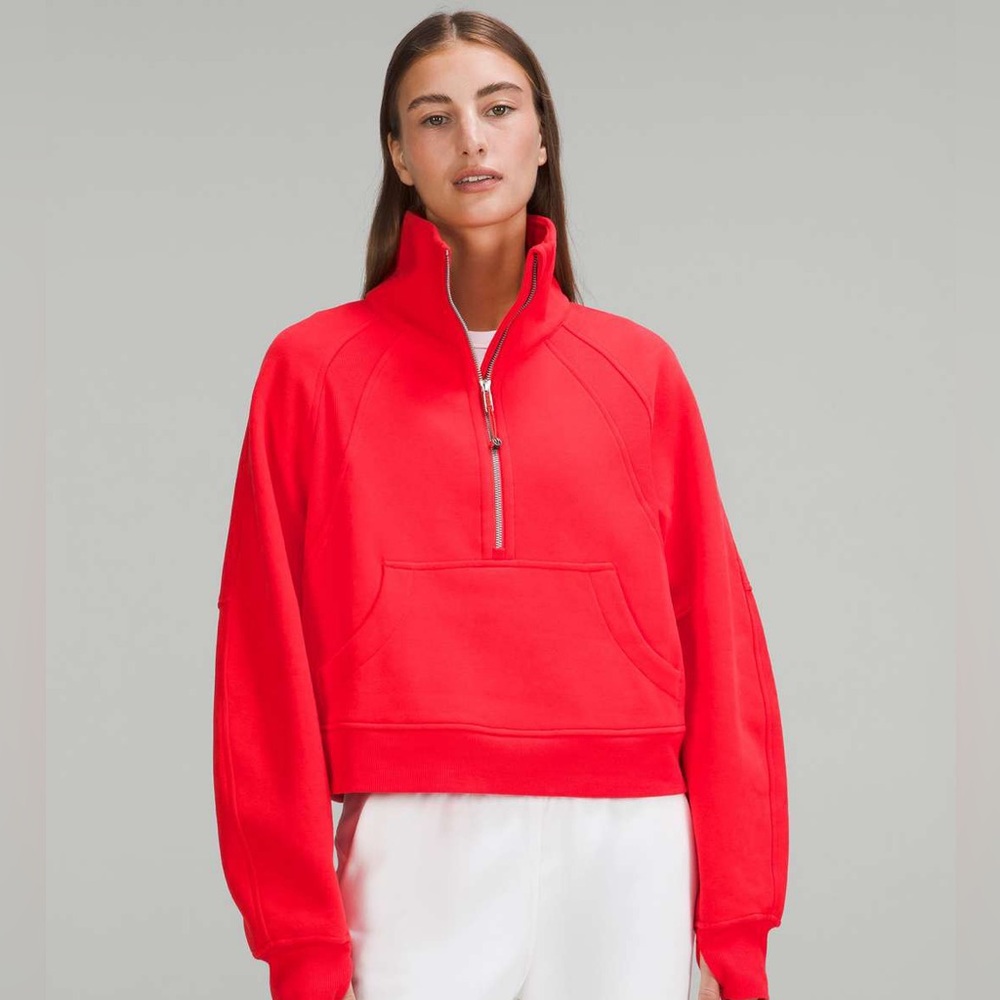 Scuba Oversized Funnel-Neck Half Zip